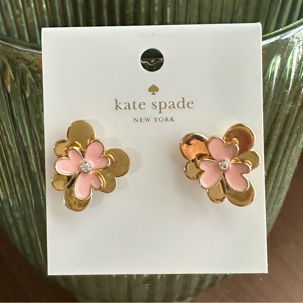 Kate Spade ♠️ Pink Blossom Earrings